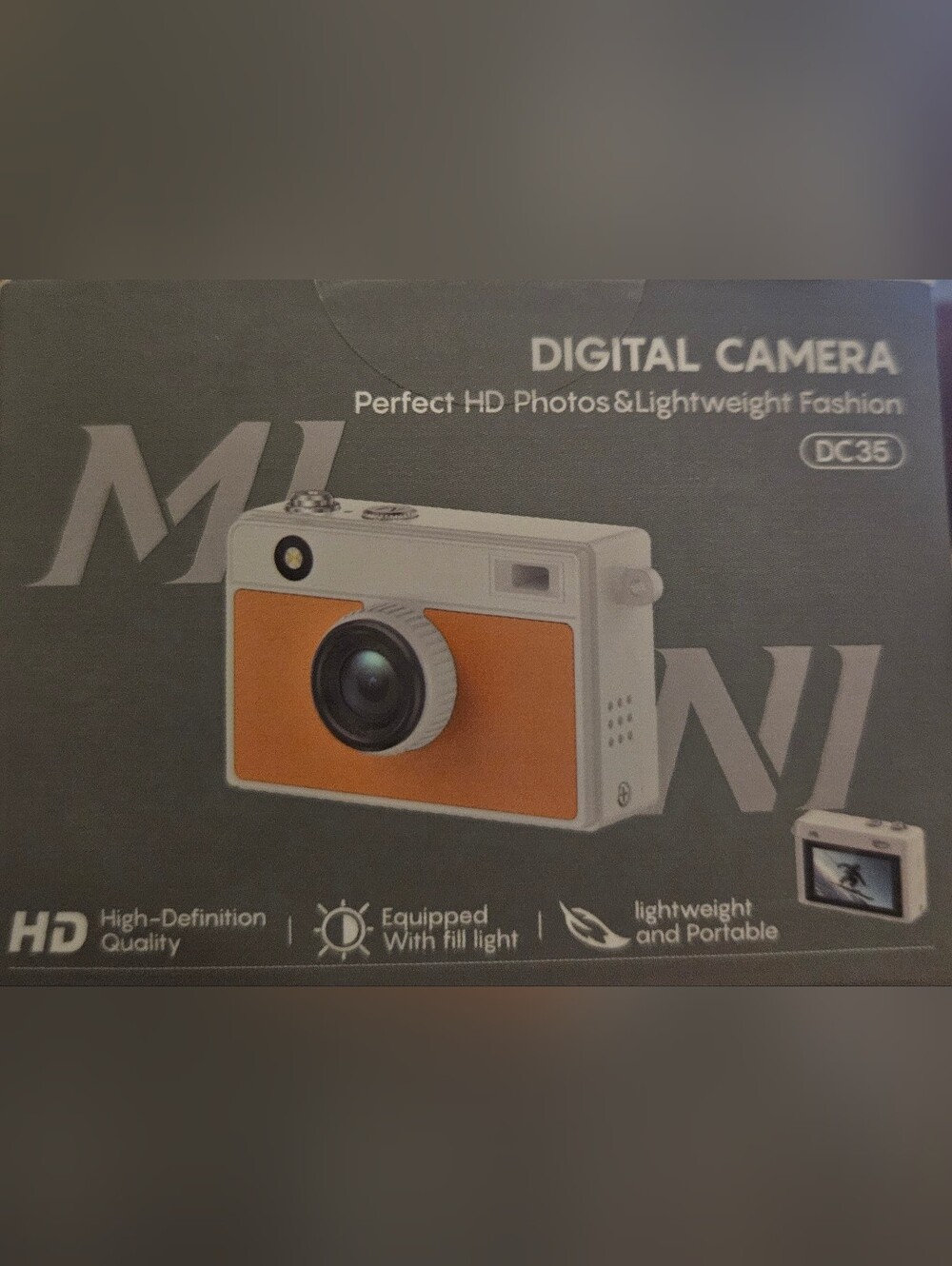 Compact Digital Camera - Orange Front, PINK